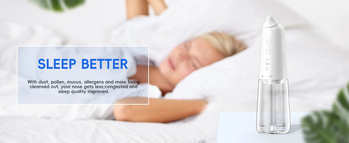Electric Nasal Irrigation System for Sinus Relief and Allergy Cleaning