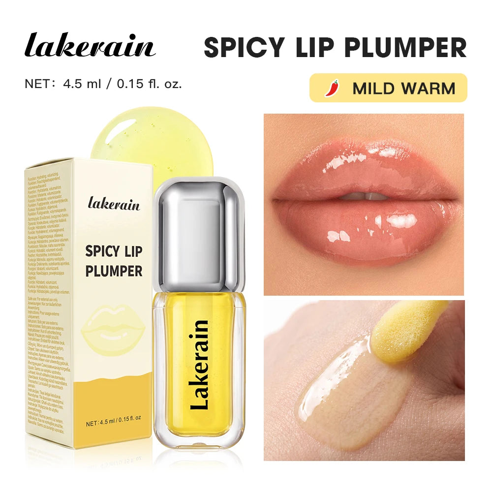 Spicy Tingle Lip Plumper Serum for Fuller and Glossy Lips - 19