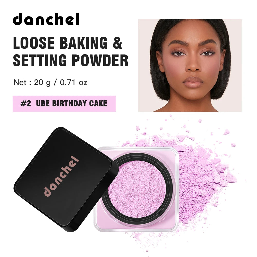 Matte Finish Loose Baking and Setting Powder for Flawless Long-Lasting Wear