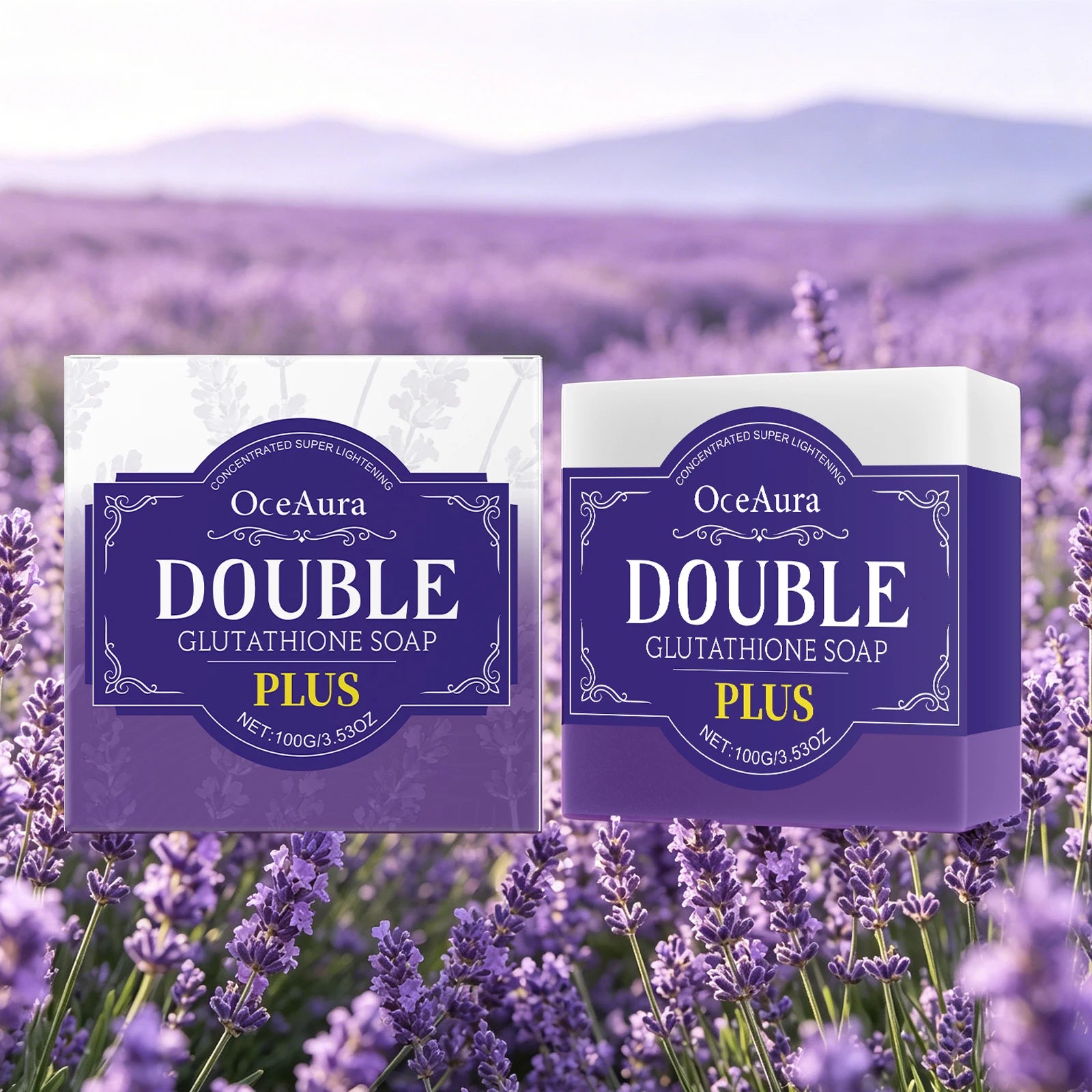 Lavender Brightening Cleansing Soap Bar for Soft and Fragrant Skin - 6