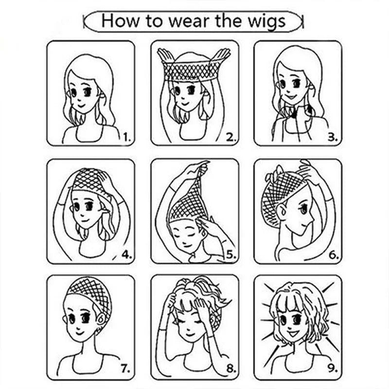 Short Straight Bob Wig with Curtain Bangs - 12