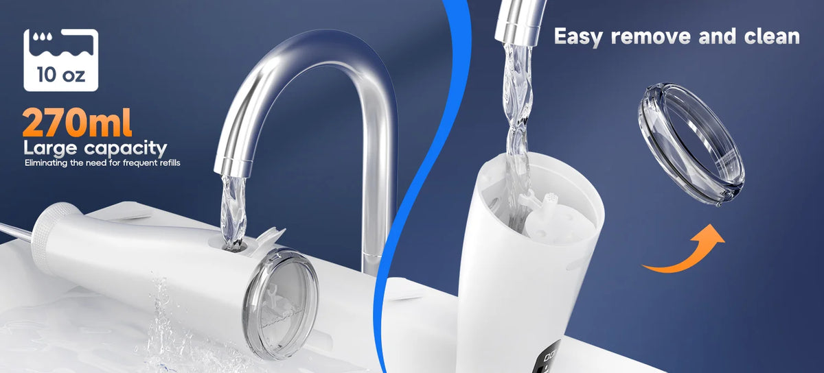 Electric Toothbrush and Water Flosser Combo Kit for Deep Teeth Cleaning