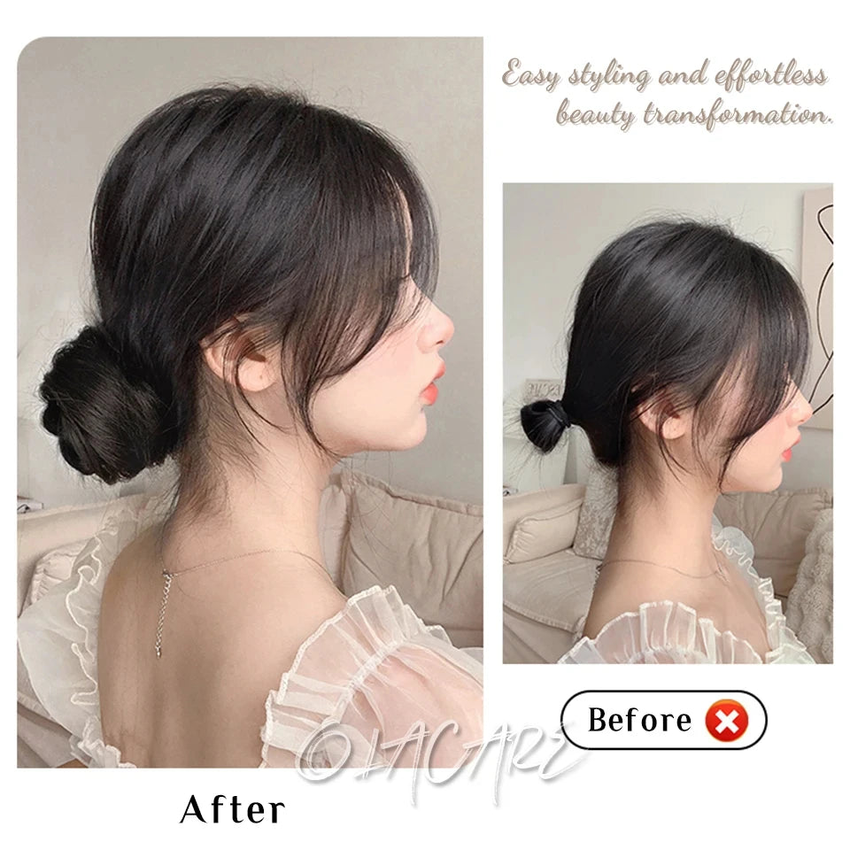 Messy Bun Hair Extension Scrunchie for Easy Voluminous Updo Styles