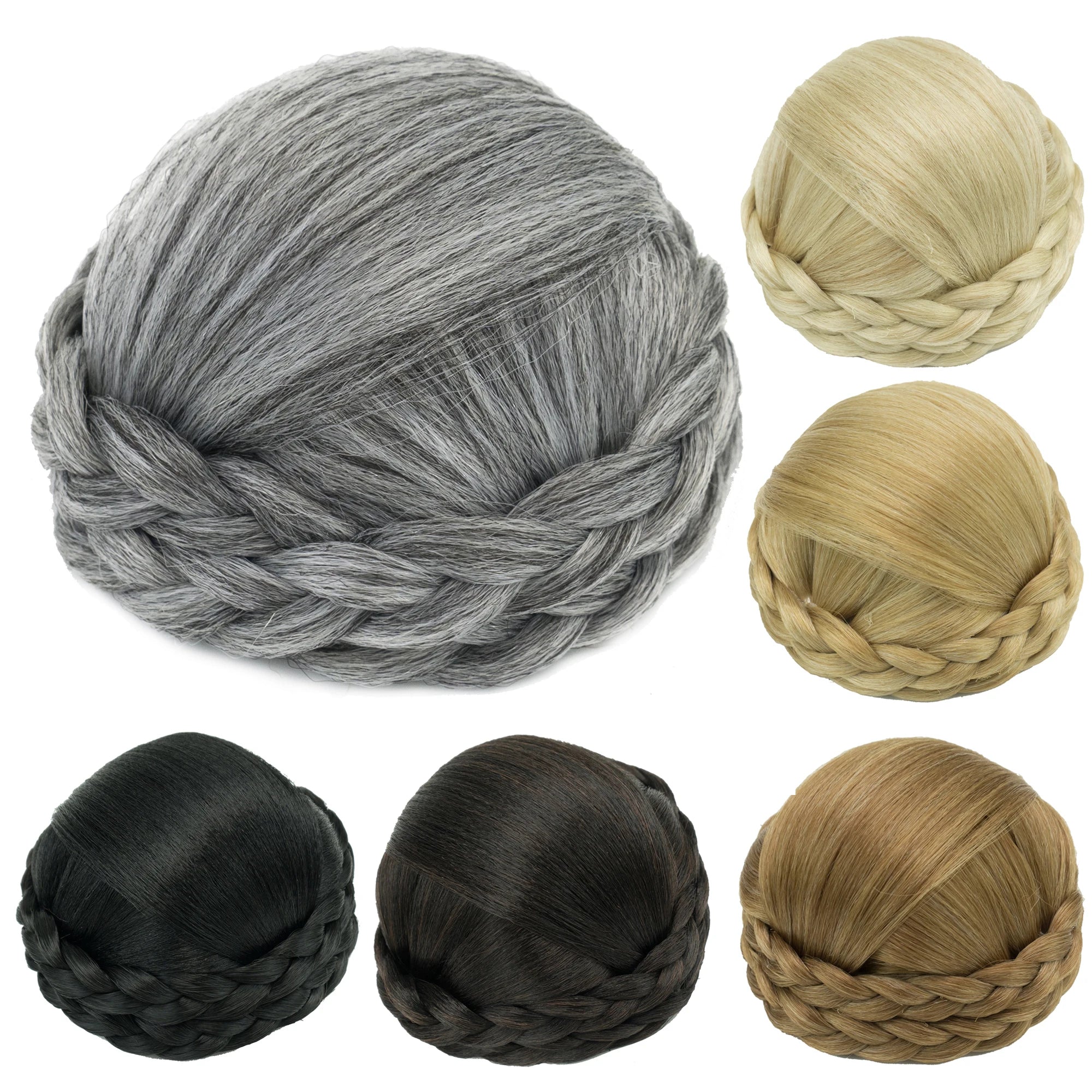 Braided Chignon Hair Bun Extension for Elegant Updos and Everyday Styling - 1