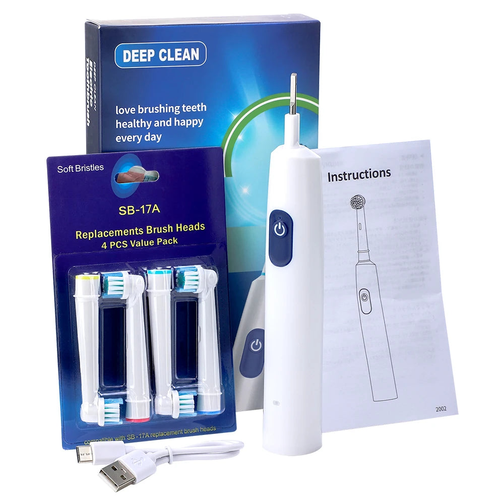 Rechargeable Rotating Electric Toothbrush for Deep Teeth Cleaning - 11