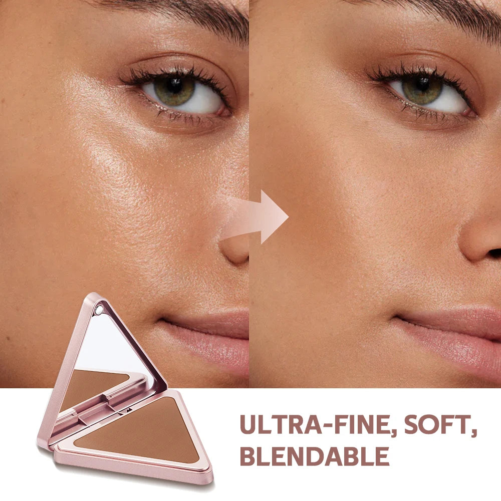 Long-Lasting Matte Bronzer Powder for Smooth Face Contouring - 6