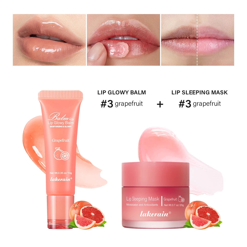 Hydrating Lip Repair Balm and Overnight Recovery Sleeping Mask Set - 24