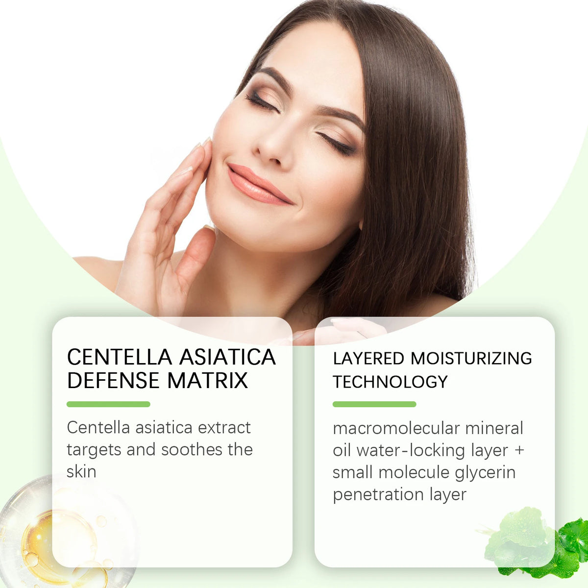 Centella Asiatica Soothing Cream for Redness and Sensitive Skin