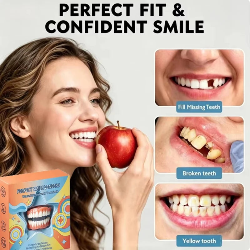 Comfortable Silicone Snap-On Dentures for Natural Smile Restoration - 7