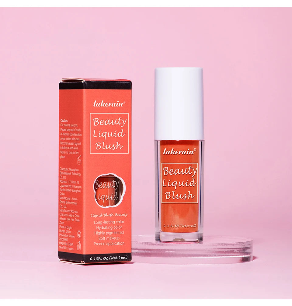 Waterproof Liquid Cheek Blush for Natural Long Lasting Dewy Makeup Glow - 18