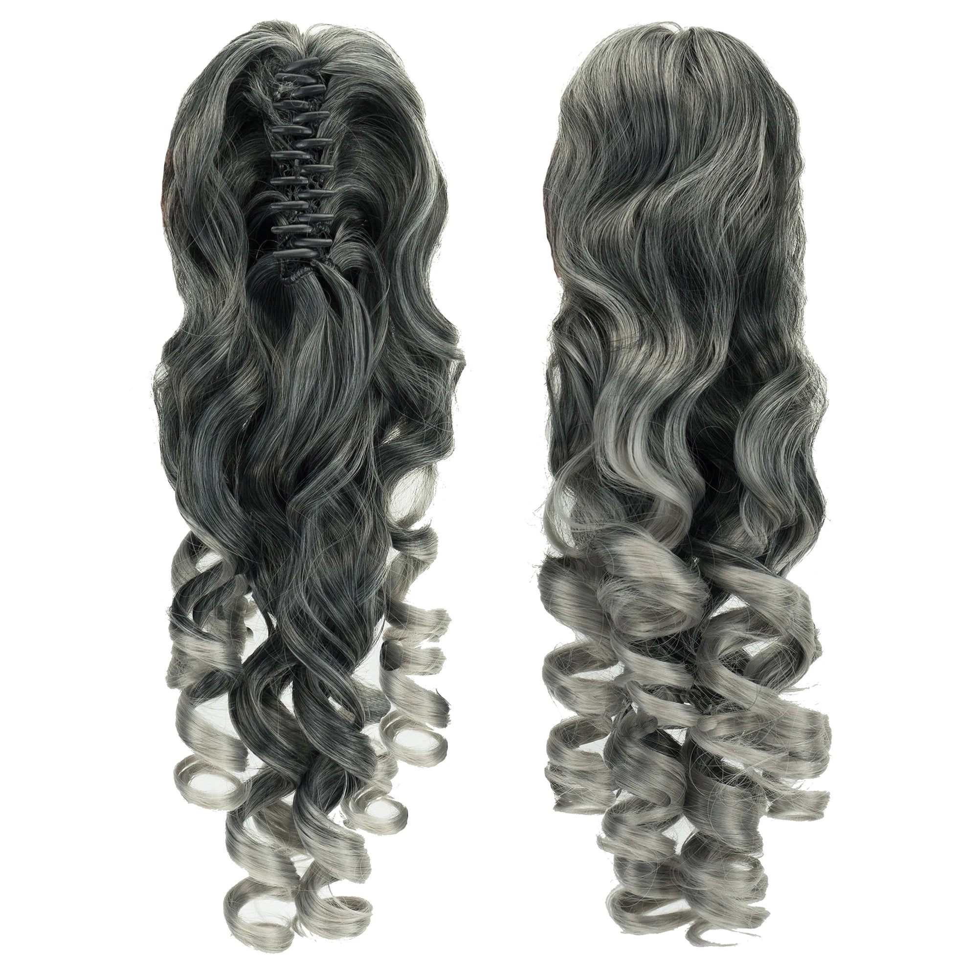 Long Curly Claw Clip Ponytail Hair Extension - 10