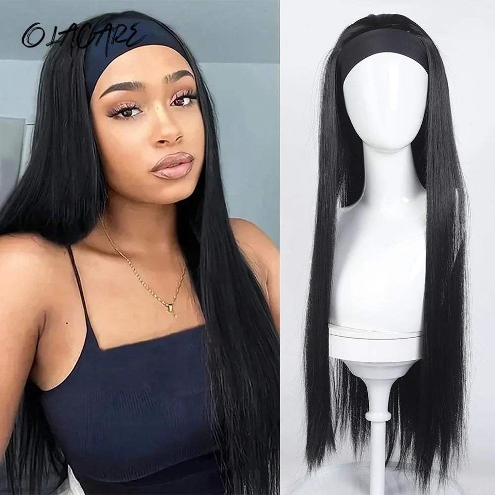 24 Inch Long Pink Cosplay Wig with Bangs