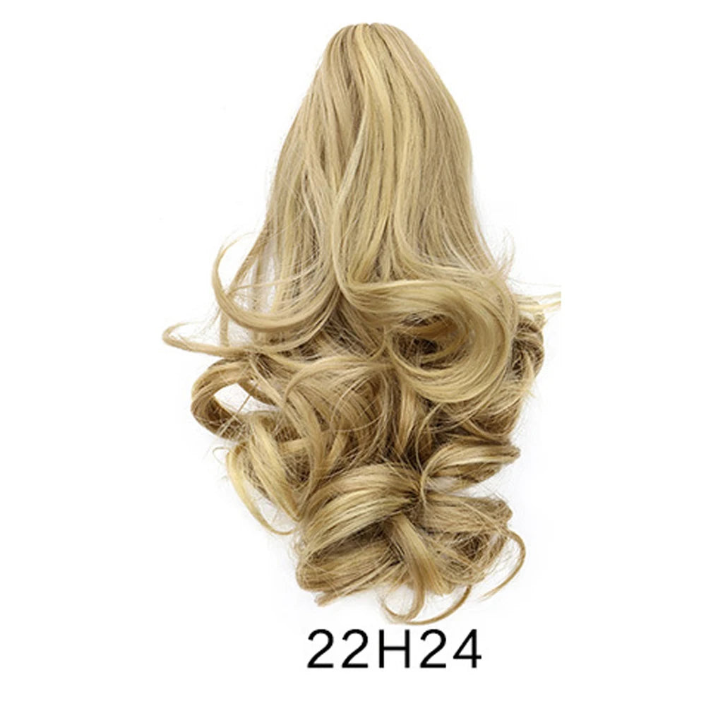 Wavy Claw Clip Ponytail Extension for Instant Volume and Hairstyle - 14