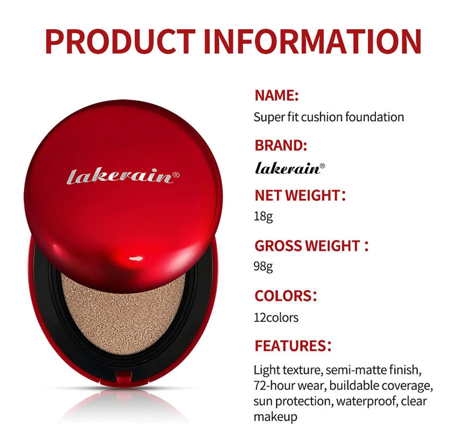 Long-Lasting Air Cushion Foundation for Flawless Coverage and Sun Protection - 15