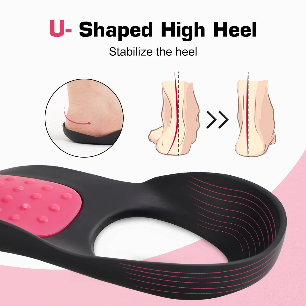 Orthopedic Arch Support Insoles for Flat Feet and Leg Alignment - 9
