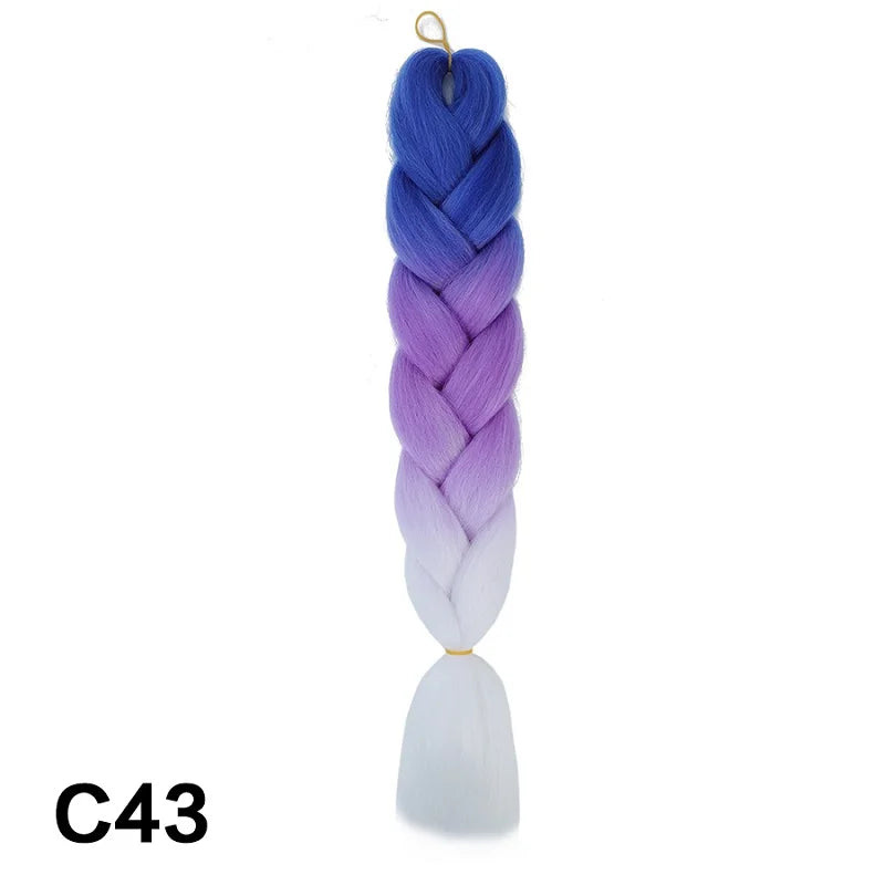 24-Inch Ombre Jumbo Braiding Hair Extensions - 22