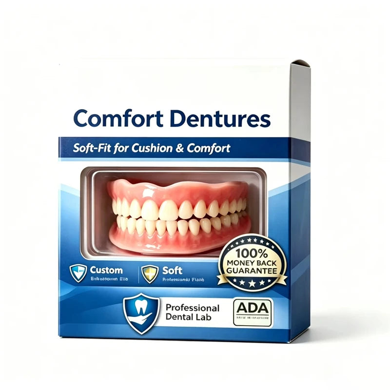 Comfort Fit Fake Teeth Set for Instant Smile Confidence