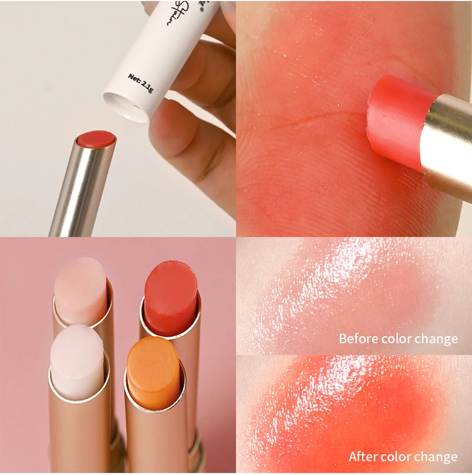 pH-Activated Color-Changing Lip and Cheek Stain Moisturizing Balm - 17