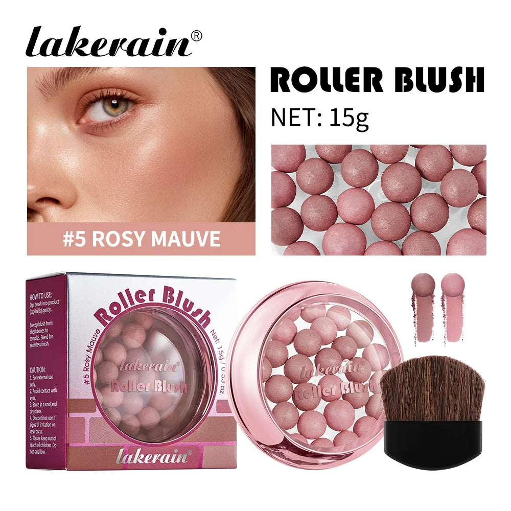 Spherical Powder Bead Blush for Natural Glowing Makeup Finish - 22