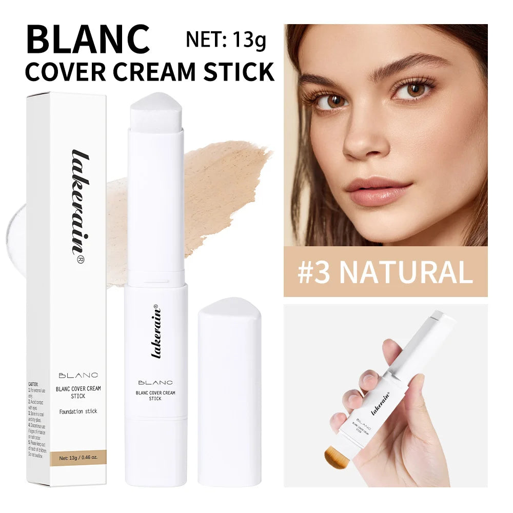 Creamy Blendable Foundation Stick with Built-in Detachable Brush - 30