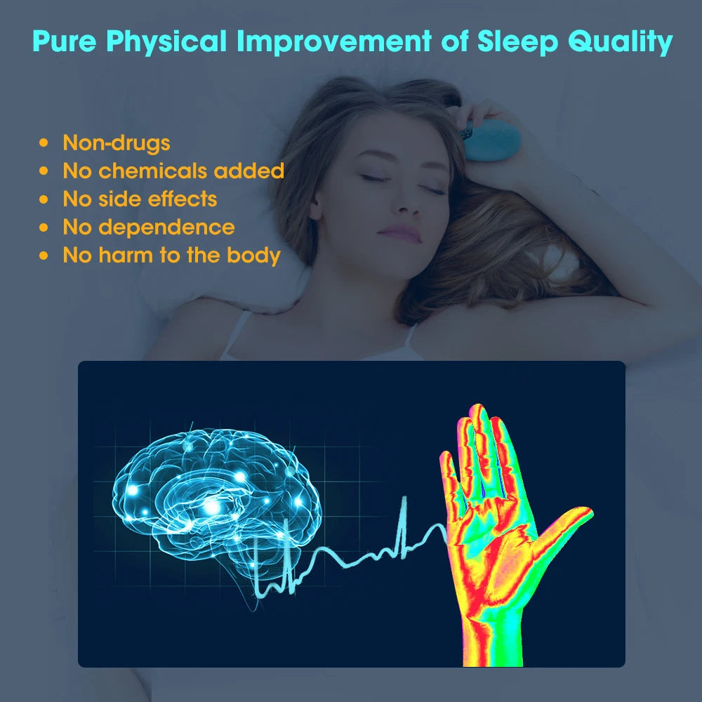 Handheld Micro-Current Sleep Aid Device for Anxiety and Stress Relief - 10