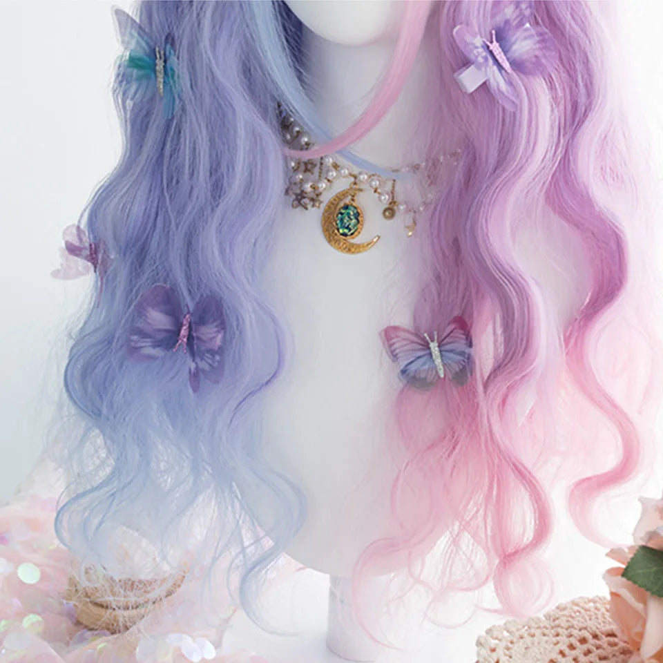 Long Wavy Ombre Cosplay Wig for Lolita and Harajuku Styles