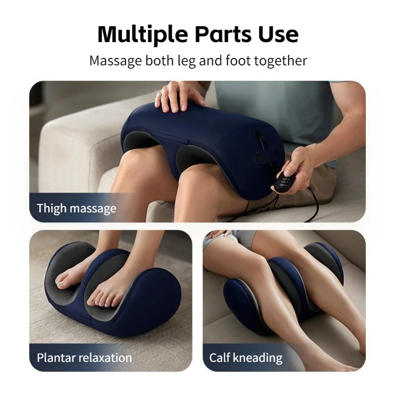 Multifunctional Shiatsu Foot and Calf Massager with Soothing Heat