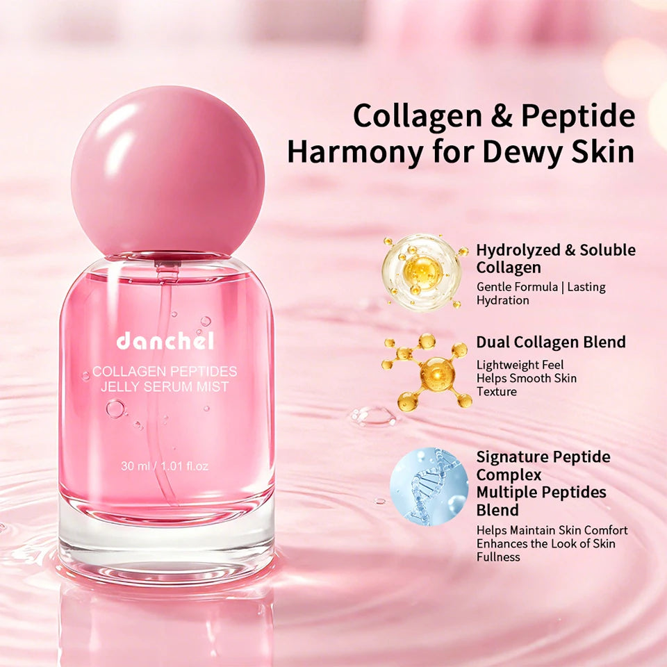 Collagen Peptides Jelly Serum Mist for Deep Hydration and Radiant Skin