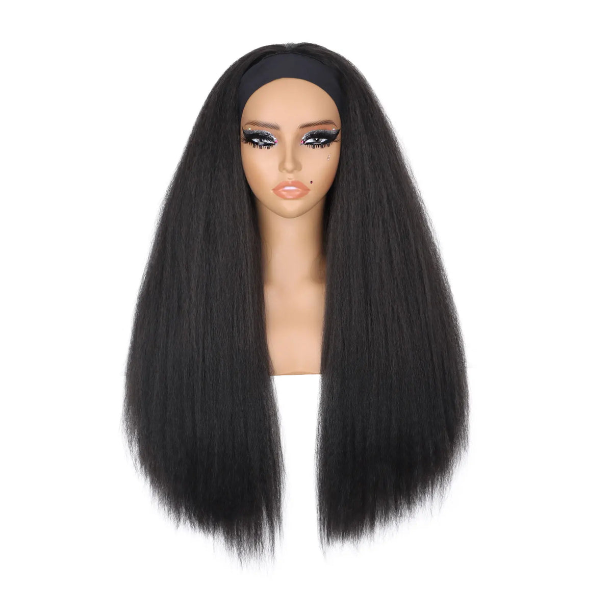 Long Yaki Straight Headband Wig for Easy Daily Styling
