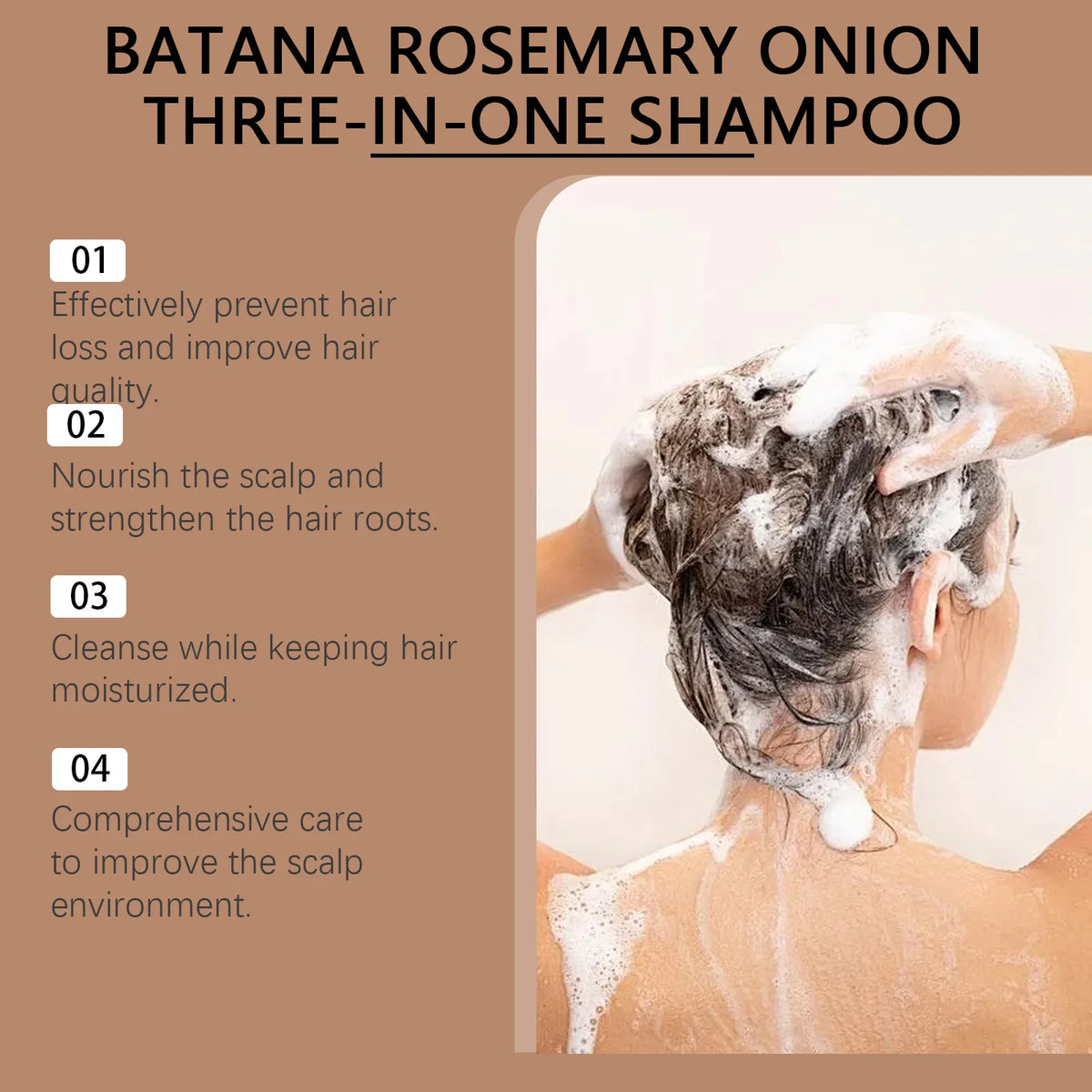 Hair Growth and Scalp Repair Shampoo for Damaged or Thinning Hair