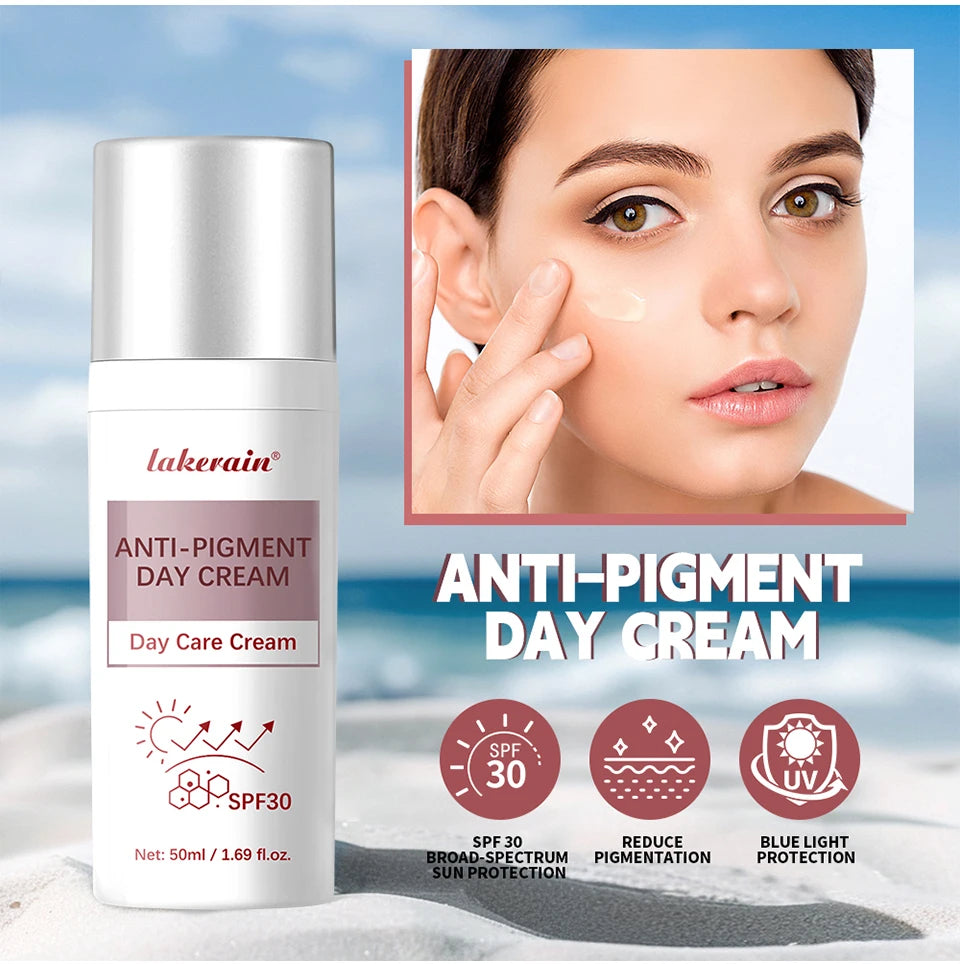 Anti-Pigment SPF 30 Day Moisturizing Cream for Daily Face Protection - 8