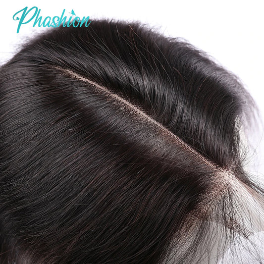 2x6 Transparent Swiss Lace Human Hair Closure for Natural Parting