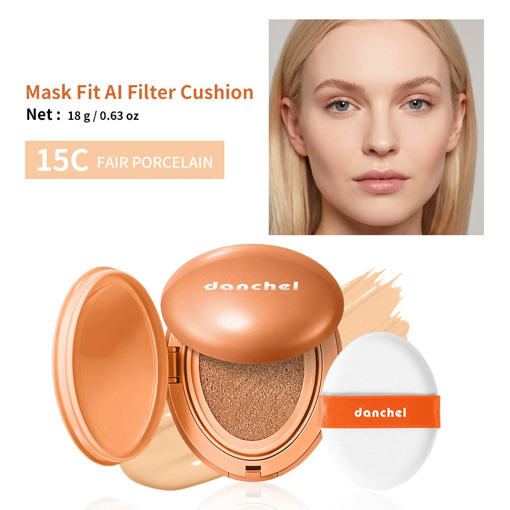 Waterproof Sunscreen Cushion Foundation for Flawless Semi-Matte Coverage