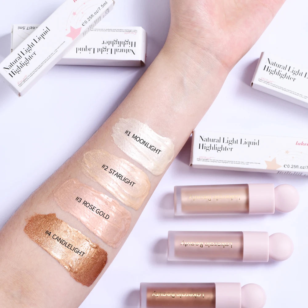 Liquid Highlighter for Radiant Glow and Natural Brightened Skin Finish