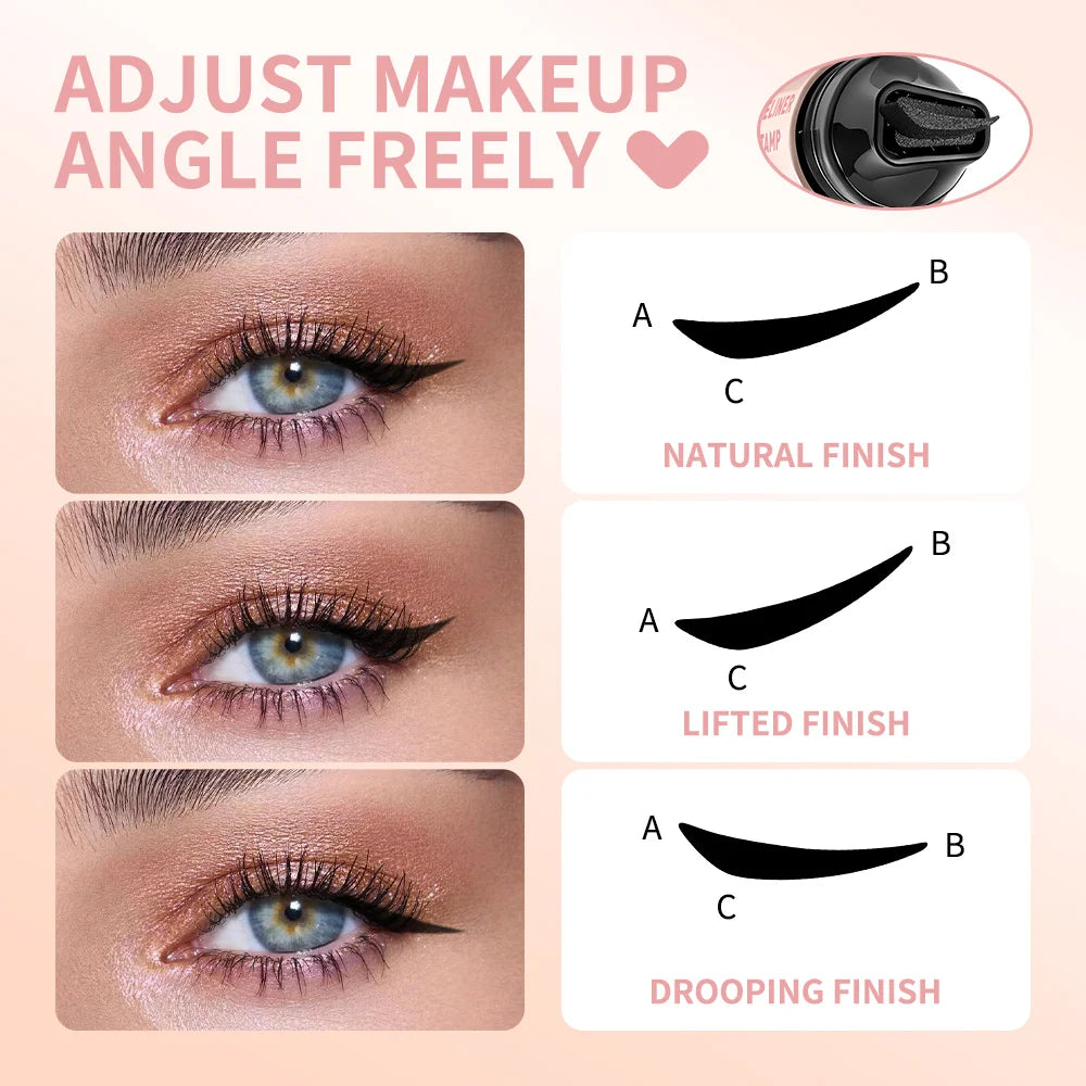 Waterproof Winged Eyeliner Stamp Pen for Perfect Cat Eye Makeup - 4