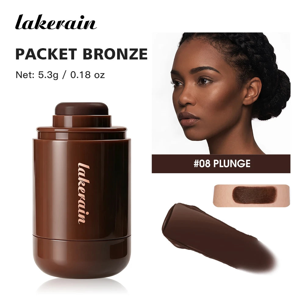 Cream Bronzer Stick for Natural Face Contouring and Sculpting