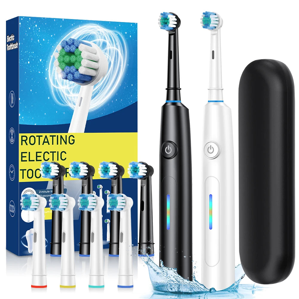 3D Rotating Electric Toothbrush for Adults with 5 Deep Cleaning Modes - 1