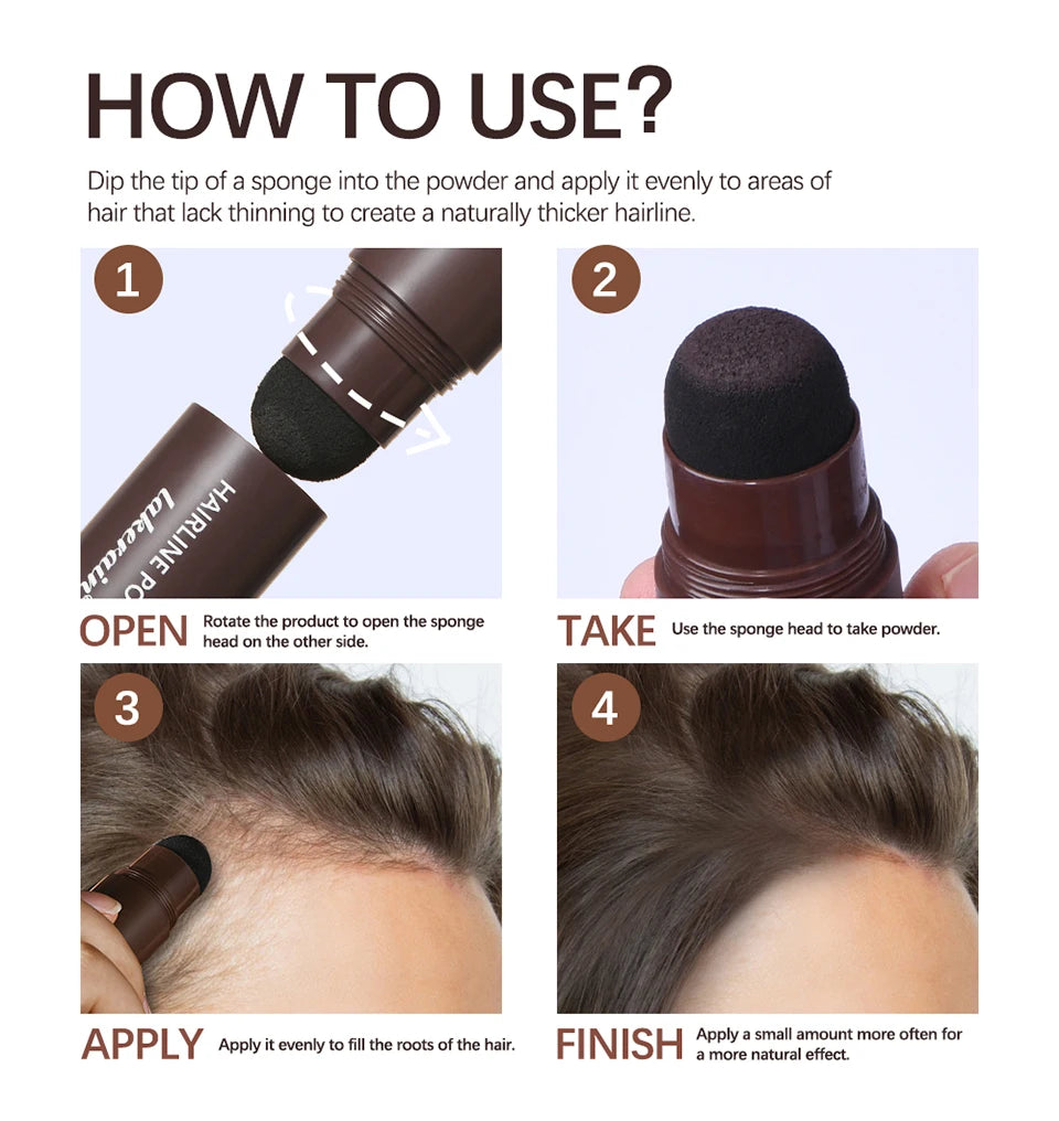 Waterproof Hairline Shadow Powder for Thicker Hair and Eyebrows - 16