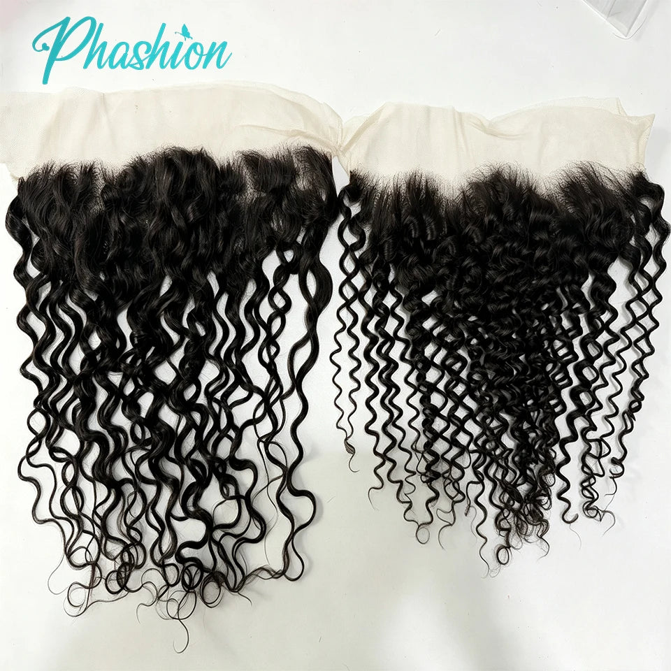 Water Wave Lace Frontal and Closure for Natural Hair Styles