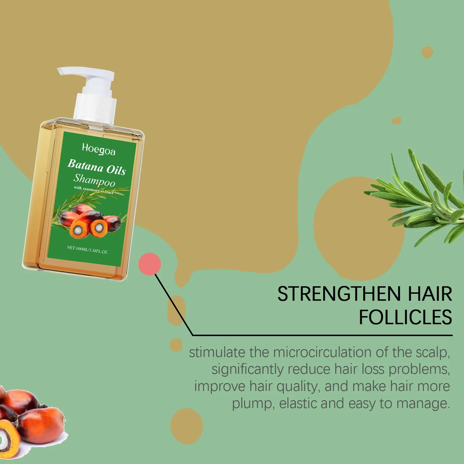 Batana Oil Hair Growth Shampoo for Damaged Hair and Scalp Repair - 11