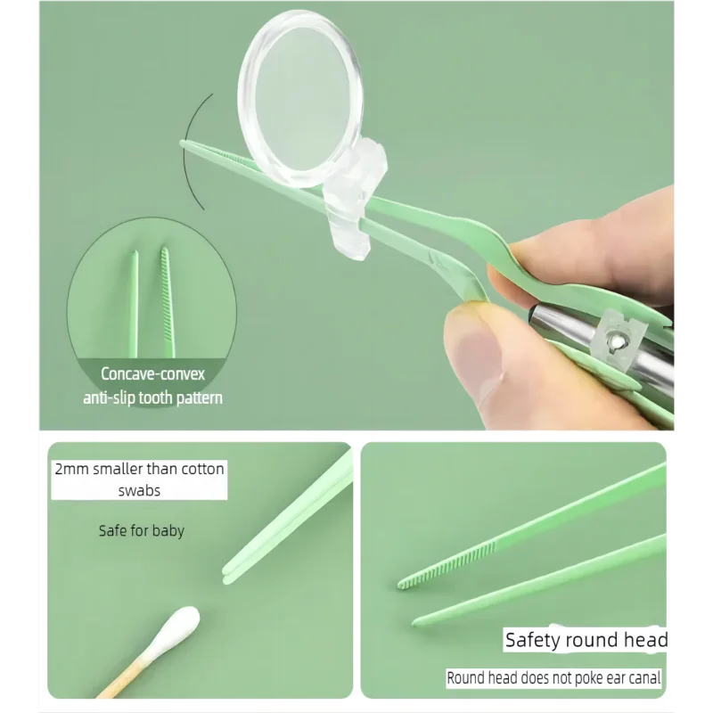 LED Illuminated Ear Wax Removal Tool Kit for Kids and Adults