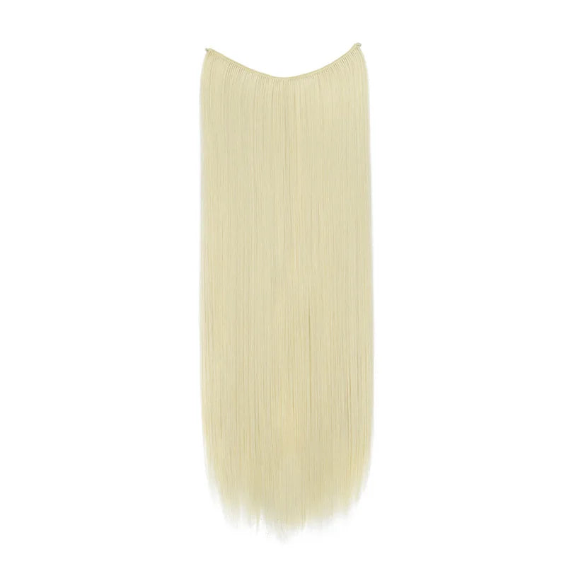 24-Inch Invisible Fishing Line Hair Extension for Instant Length - 16