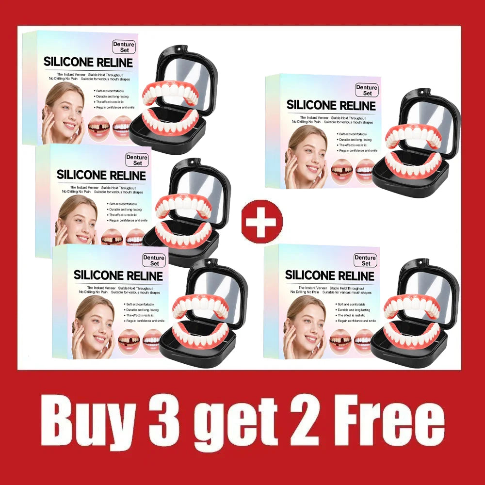 Comfort Fit Silicone Dentures for Instant Natural Smile and Oral Confidence - 15