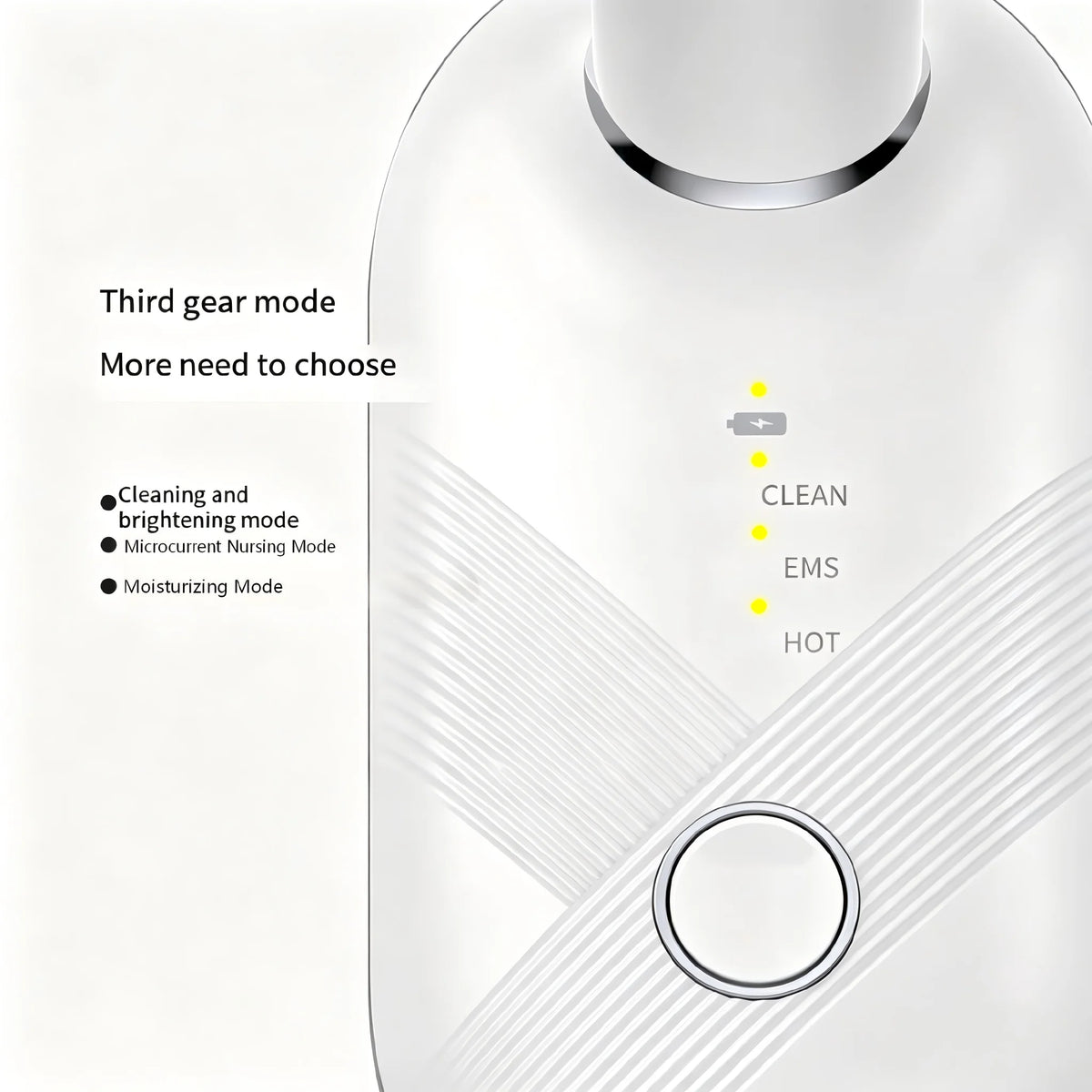 Red Light LED Facial and Neck Massager for Skin Tightening and Sculpting