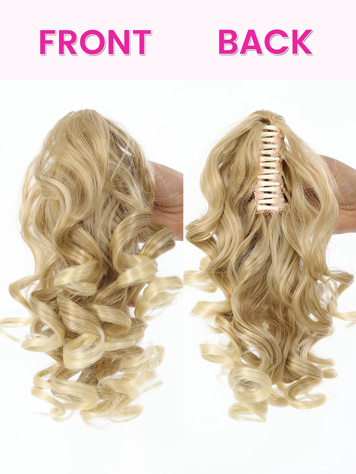12-Inch Curly Claw Clip Ponytail Extension
