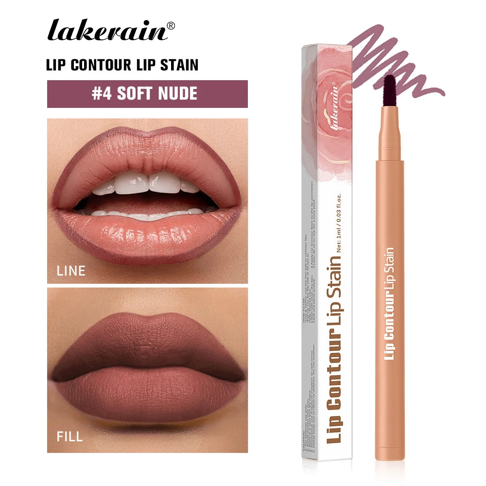 Dual-Sided Lip Contour Stain Pen for Precise Definition and Color - 30