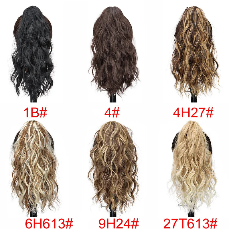 14-Inch Curly Claw Clip Ponytail Hair Extension