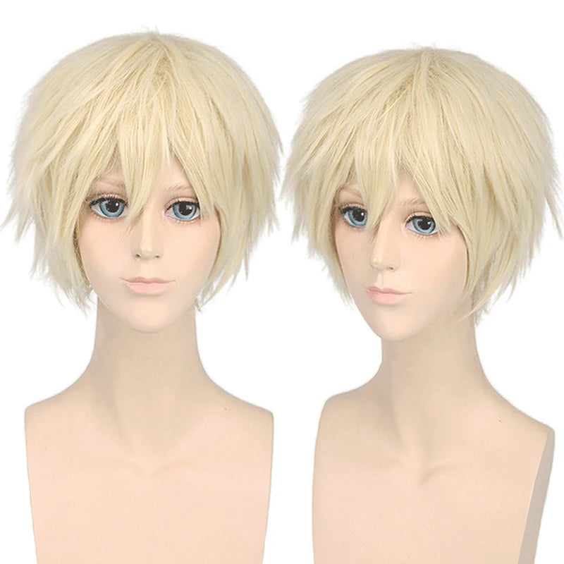 Short Bob Wig with Bangs for Cosplay and Daily Costume Parties