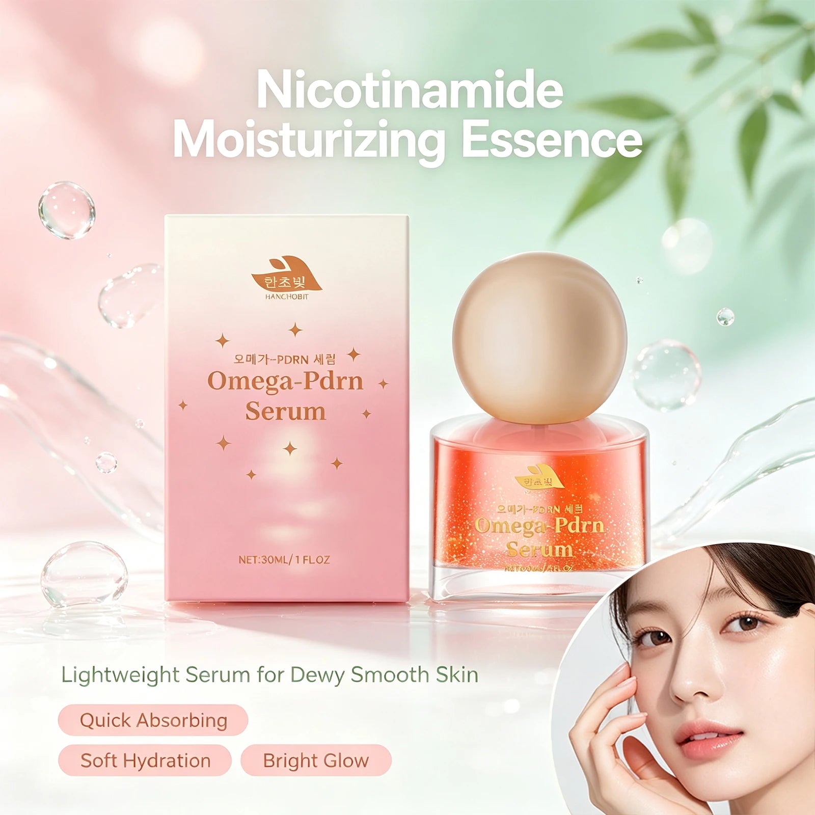 Niacinamide Hydrating Face Serum for Brightening and Skin Rejuvenation - 6