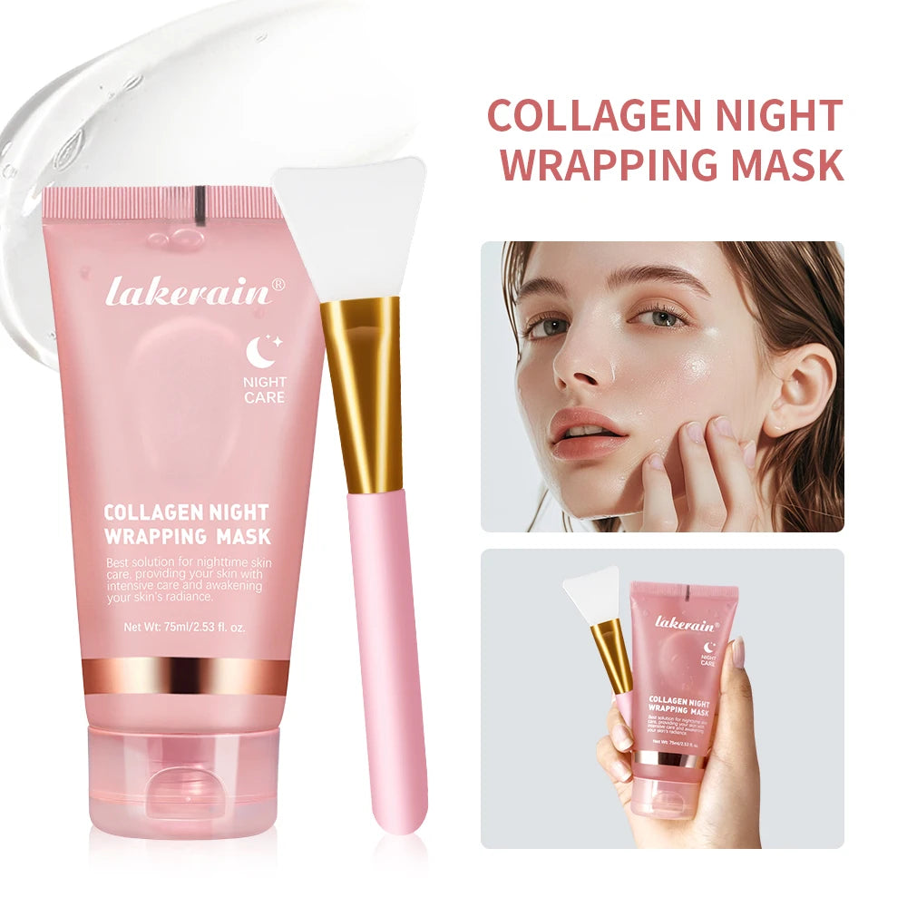 Collagen Overnight Wrapping Peel-Off Mask for Hydrating and Firming Skin - 6